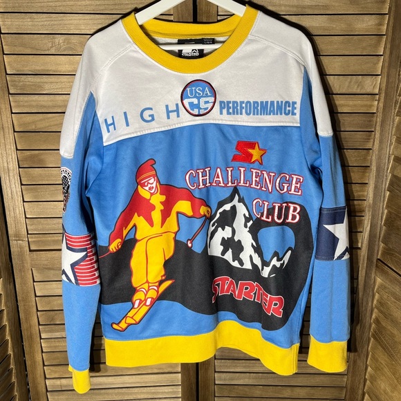 Vintage Starter Black Label Action Ski Sweatshirt